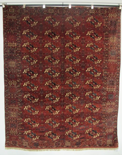 Exceptional Tekke Main Carpet, Central Asia, Circa 1850, 2.54m X 2.06m
