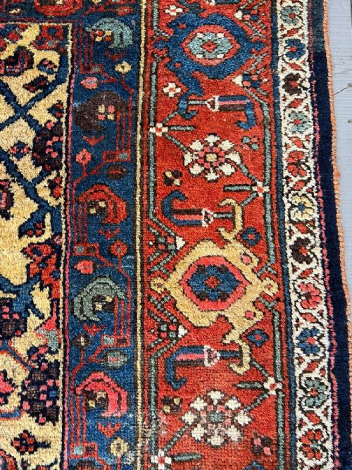 HANDSOME KURDISH CARPET WEST PERSIA LATE 19TH CENTURY 333M X 204M 10'11 X 6'9 - ADDITIONAL PHOTO 2