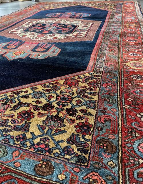 HANDSOME KURDISH CARPET WEST PERSIA LATE 19TH CENTURY 333M X 204M 10'11 X 6'9 - ADDITIONAL PHOTO 3