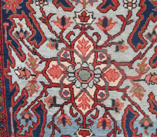 LONG PERSIAN WOOL RUNNER CIRCA 1890 443M X 094M - ADDITIONAL PHOTO 4