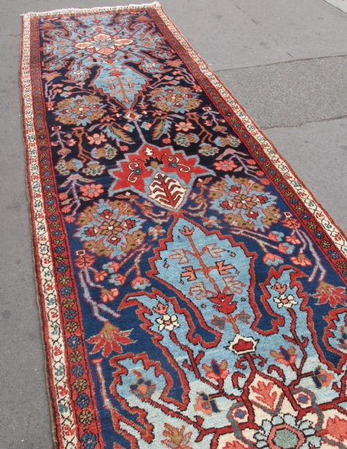 LONG PERSIAN WOOL RUNNER CIRCA 1890 443M X 094M - ADDITIONAL PHOTO 12