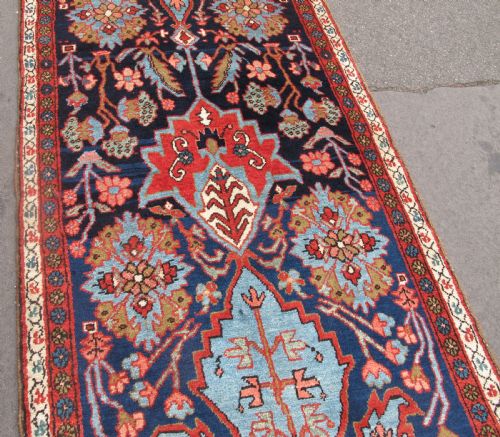 LONG PERSIAN WOOL RUNNER CIRCA 1890 443M X 094M - ADDITIONAL PHOTO 13