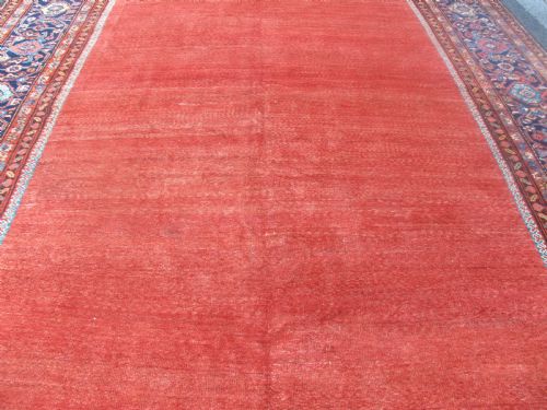 FEREGHAN CARPET WITH PLAIN FIELD PERSIA CIRCA 1880 393M X 289M 12' 11 X 9' 6 - ADDITIONAL PHOTO 6