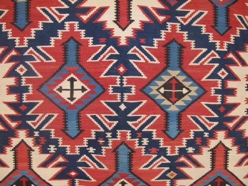 FINE CAUCASIAN KILIM CIRCA 1880 318M X 188M 10'4 X 6'2 - ADDITIONAL PHOTO 1