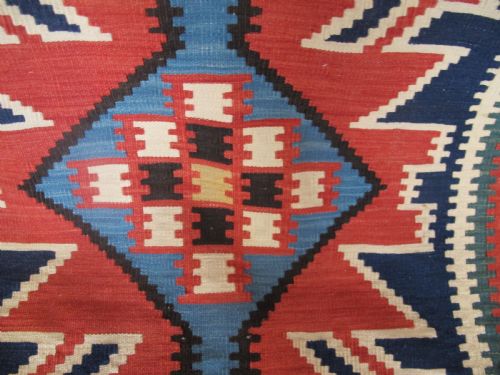 FINE CAUCASIAN KILIM CIRCA 1880 318M X 188M 10'4 X 6'2 - ADDITIONAL PHOTO 7