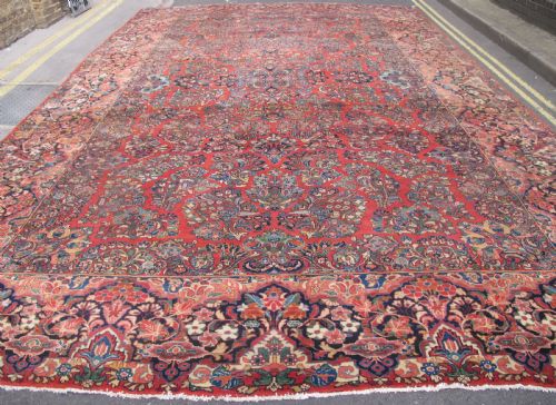 Palace Size Persian Carpet from the Early 20th Century, 5.50m X 3.60m (17'10" X 11'10")