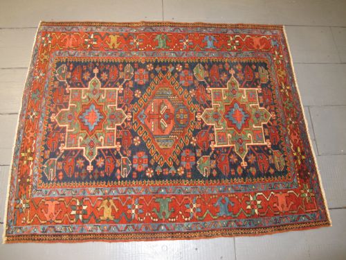 Exceptional Small Heriz Rug, Circa 1880, 1.37m X 1.10m (54' X 44')