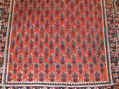 SERABEND RUG WITH BOTEHS PERSIA CIRCA 1900 232M X 125M - ADDITIONAL PHOTO 3