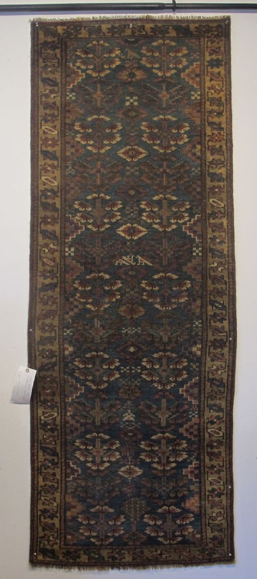 KURDISH RUG WEST PERSIA CIRCA 1870 195M X 073M 76 X 29