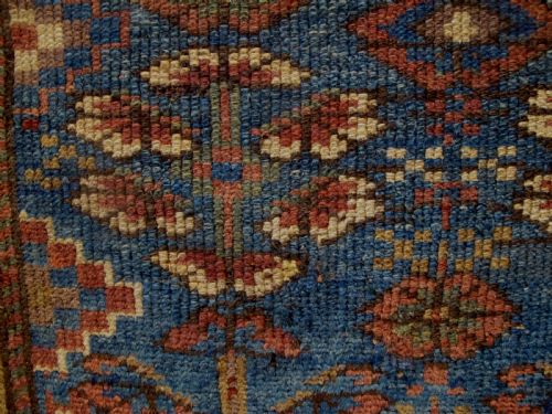 KURDISH RUG WEST PERSIA CIRCA 1870 195M X 073M 76 X 29 - ADDITIONAL PHOTO 4