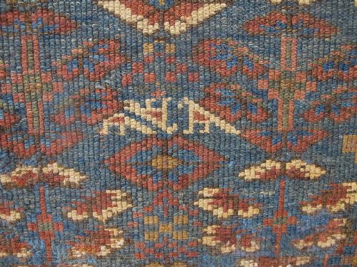 KURDISH RUG WEST PERSIA CIRCA 1870 195M X 073M 76 X 29 - ADDITIONAL PHOTO 6