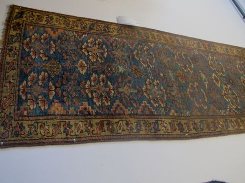KURDISH RUG WEST PERSIA CIRCA 1870 195M X 073M 76 X 29 - ADDITIONAL PHOTO 9