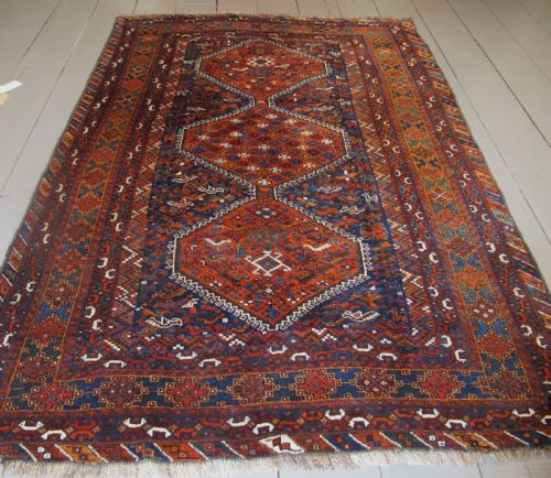 SMALL PERSIAN TRIBAL CARPET CIRCA 1900 262M X 178M