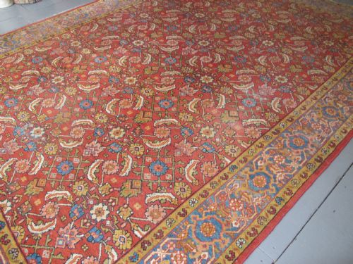 MAHAL CARPET 19TH CENTURY 370M X 265M - ADDITIONAL PHOTO 10