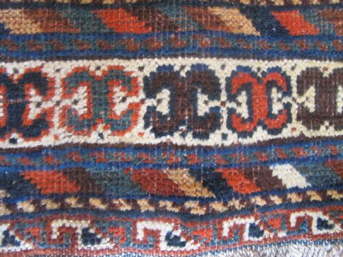 PERSIAN SHIRAZ RUG CIRCA 1900 162M X 105M - ADDITIONAL PHOTO 3