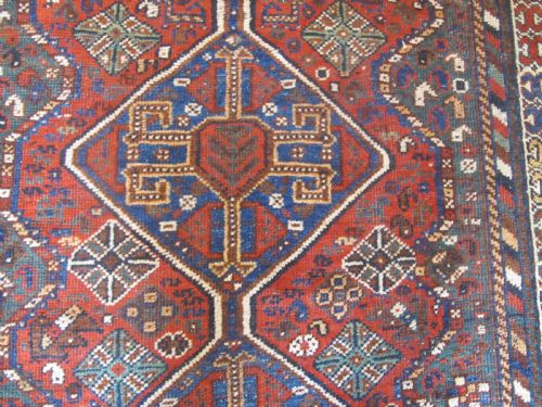 PERSIAN SHIRAZ RUG CIRCA 1900 162M X 105M - ADDITIONAL PHOTO 6