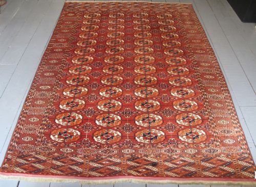 Antique Tekke Carpet, Central  Asia, Circa 1880,