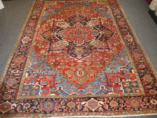 Colourful Heriz Carpet, Circa 1890, 3.25m X 2.40m