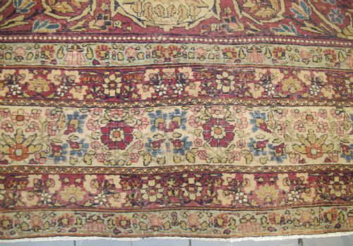 KIRMAN LAVER CARPET CIRCA 1870 328M X 268M - ADDITIONAL PHOTO 4