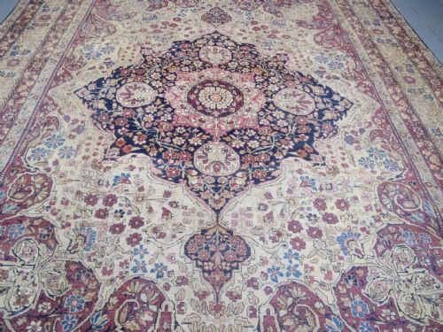 KIRMAN LAVER CARPET CIRCA 1870 328M X 268M - ADDITIONAL PHOTO 11