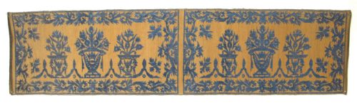 Anatolian Voided Velvet, Circa 1880, 2.17m X 0.54m