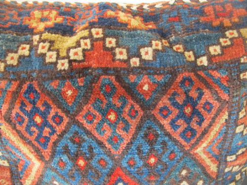 KURDISH BAG CUSHION CIRCA 1880 50CM X 50CM - ADDITIONAL PHOTO 9