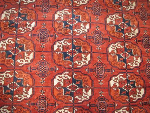 FINE TEKKE CARPET CENTRAL PERSIA CIRCA 1880 315M X 252M - ADDITIONAL PHOTO 4