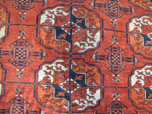 FINE TEKKE CARPET CENTRAL PERSIA CIRCA 1880 315M X 252M - ADDITIONAL PHOTO 5