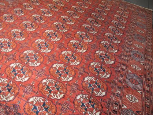 FINE TEKKE CARPET CENTRAL PERSIA CIRCA 1880 315M X 252M - ADDITIONAL PHOTO 6