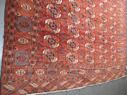 FINE TEKKE CARPET CENTRAL PERSIA CIRCA 1880 315M X 252M - ADDITIONAL PHOTO 11