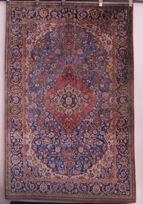 Fine Silk Kashan Rug, Persia, Circa 1920, 2.03m X 1.30m