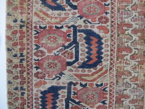 GHIORDES PRAYER RUG WESTERN TURKEY 18TH CENTURY 190M X 130M - ADDITIONAL PHOTO 2