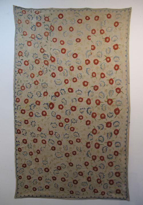 18th Century Ottoman Embroidery, 2.16m X 1.30m