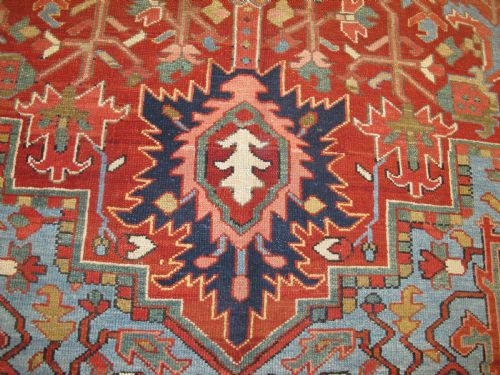 KARAJA CARPET WITH INTENSE COLOURS NORTHWEST PERSIA CIRCA 1890 357M X 268M - ADDITIONAL PHOTO 6
