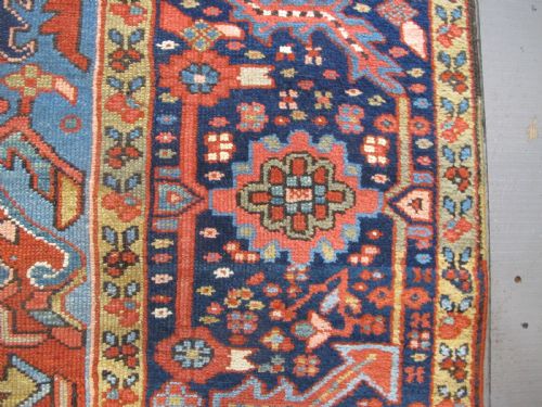 KARAJA CARPET WITH INTENSE COLOURS NORTHWEST PERSIA CIRCA 1890 357M X 268M - ADDITIONAL PHOTO 8