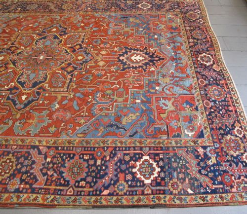 KARAJA CARPET WITH INTENSE COLOURS NORTHWEST PERSIA CIRCA 1890 357M X 268M - ADDITIONAL PHOTO 11