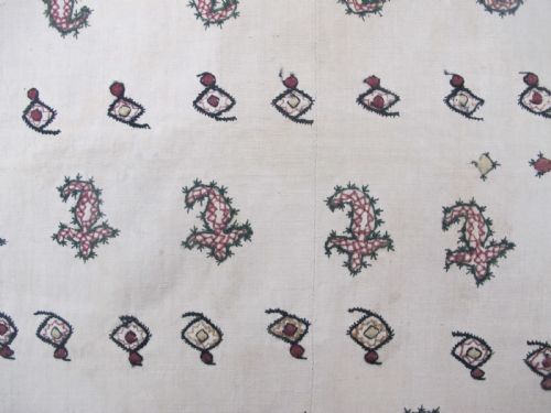 PERSIAN ZOROASTRIAN EMBROIDERY CIRCA 1870 187M X 189M - ADDITIONAL PHOTO 3