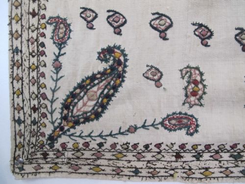 PERSIAN ZOROASTRIAN EMBROIDERY CIRCA 1870 187M X 189M - ADDITIONAL PHOTO 5