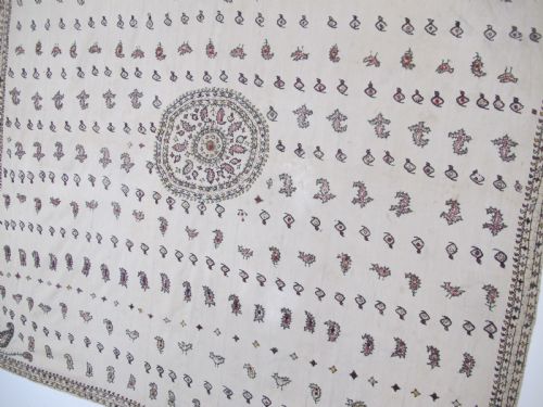 PERSIAN ZOROASTRIAN EMBROIDERY CIRCA 1870 187M X 189M - ADDITIONAL PHOTO 8