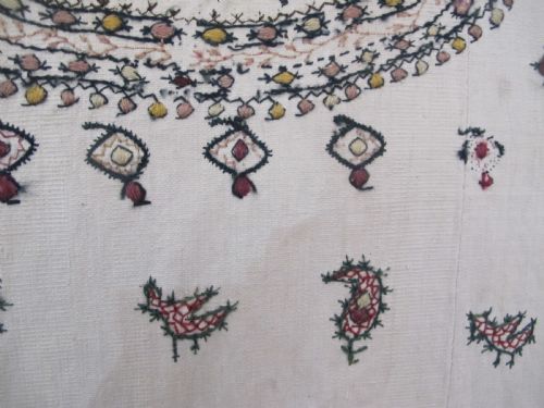 PERSIAN ZOROASTRIAN EMBROIDERY CIRCA 1870 187M X 189M - ADDITIONAL PHOTO 10