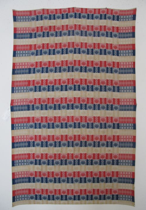 Finely Woven Secessionist Textile, Early 20th Century, 1.18m X 1.14m