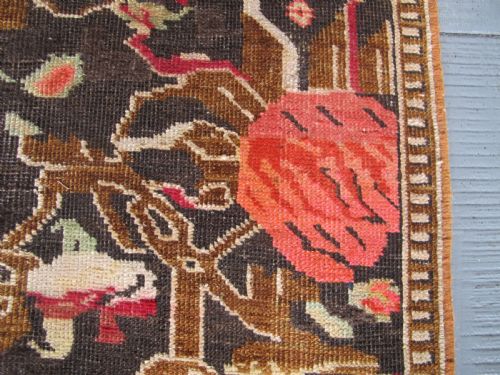 KARABAGH RUNNER WITH EUROPEAN DESIGN CAUCASUS CIRCA 1870 457M X 117M - ADDITIONAL PHOTO 2