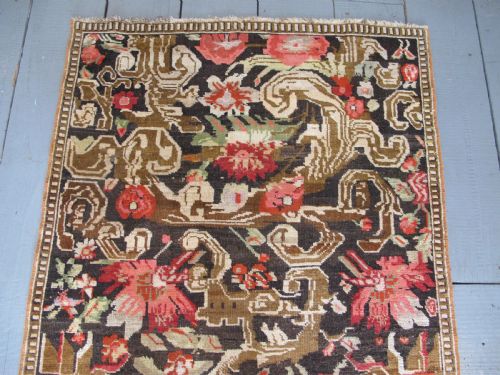 KARABAGH RUNNER WITH EUROPEAN DESIGN CAUCASUS CIRCA 1870 457M X 117M - ADDITIONAL PHOTO 6