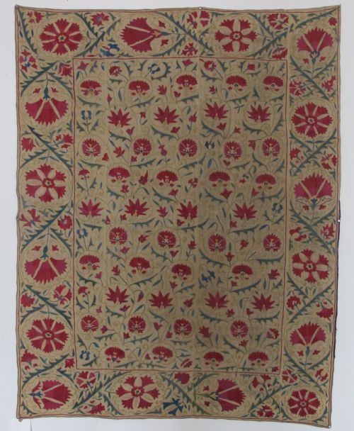 GEMLIKE BOKHARA SUZANI UZBEKISTAN CIRCA 1850 138M X 108M