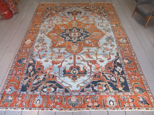 Light-blue North-west Persian Carpet, Circa 1890, 3.63m X 2.50m