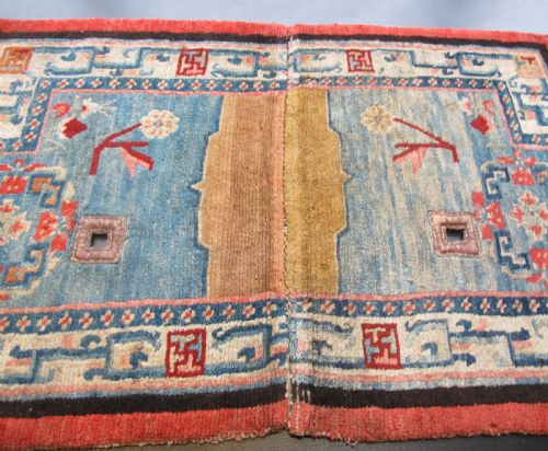 TIBETAN SADDLE COVER LATE 19TH CENTURY 131M X 065M - ADDITIONAL PHOTO 7