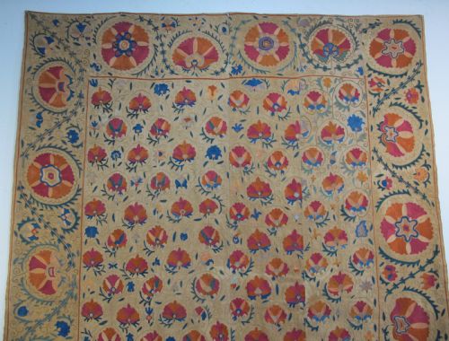 FINE BOKHARA SUZANI UZBEKISTAN CIRCA 1860 232M X 178M - ADDITIONAL PHOTO 1