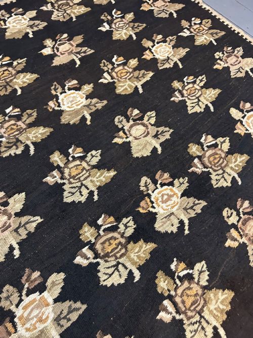 UKRAINIAN WOOL KILIM CIRCA 1890 344M X 228M - ADDITIONAL PHOTO 3