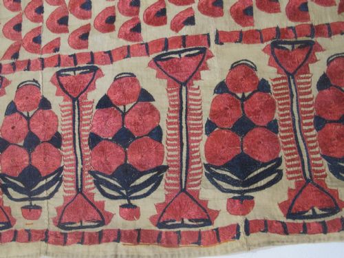 UNUSUAL SINDH EMBROIDERED SHAWL PAKISTAN CIRCA 1880 210M X 124M - ADDITIONAL PHOTO 6