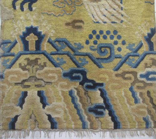 NINGSHIA PILLAR RUG NORTHERN CHINESE MID19TH CENTURY 162M X 072M - ADDITIONAL PHOTO 2